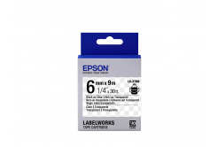 Epson LabelWorks LK-2TBN C53S652004 6mm x 9m, testo nera / nastro trasparente, nastro originale