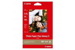 Canon 2311B018 Photo Paper Plus Glossy, carta fotografica, lucido, bianco, 13x18cm, 5x7", 275 g/m2, 20 pz P