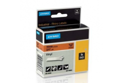 Dymo Rhino 18436, S0718500, 19mm x 5,5m testo nera / nastro arancione, nastro originale