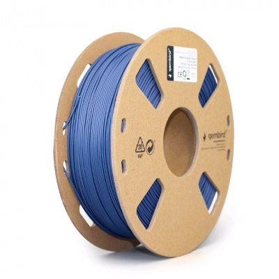 Gembird 3DP-PLA-01-MTNB, 3D filamento, PLA Matte, 1,75mm, 1000g, Blu (Blue)