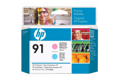 HP C9462A, HP 91, light cyan/light magenta, HP DesignJet Z6100 testina di stampa originale 