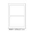 Etichette autoadesive 178 x 127 mm, 2 etichette, A4, 100 fogli