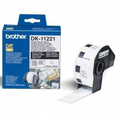 Brother DK-11221, 23mm x 23mm, etichette di carta