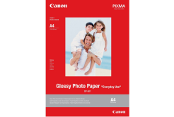 Canon GP-501 0775B076 Glossy Photo Paper, A4, 200 g/m2, 5pz carta fotografica, lucido, bianco