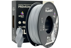 Smart Print FG-S49-E1, 3D filamento, PLA+, Silver, 1kg, 1,75mm