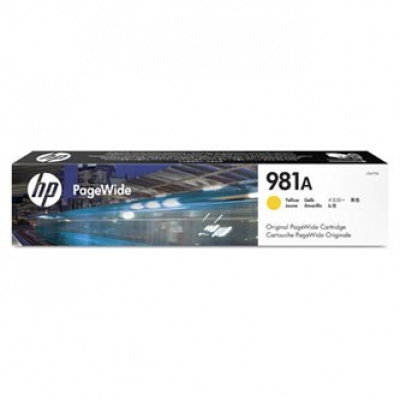 HP 981A, J3M70A giallo (yellow) cartuccia originale
