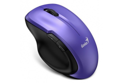 Genius Mouse Ergo 8200S 31030029402, 1200DPI, 2.4 [GHz], ottica, 5sp\., senza fili, viola, 1 pz AA, BlueEye sensore