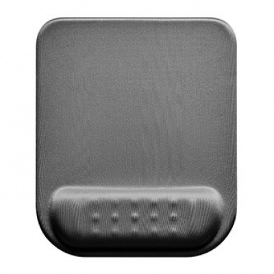 Powerton ERGO DARK EDITION Podložka pod myš a zápěstí z paměťově pěny, šedá