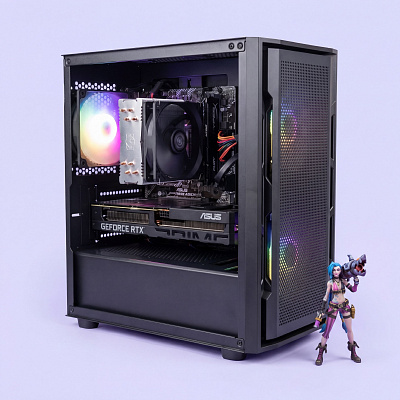 Raiko herní počítač Pro – RTX 5060 8GB / Ti 8GB / 16GB, AMD Ryzen 7 5800X, 16GB / 32GB RAM, 1TB SSD