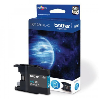 Brother LC-1280XLC ciano (cyan) cartuccia originale
