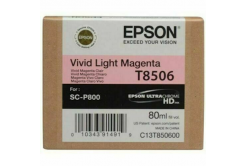 Epson T8506 C13T85060N magenta chiaro (vivid light magenta) cartuccia originale