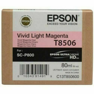 Epson T8506 C13T85060N magenta chiaro (vivid light magenta) cartuccia originale