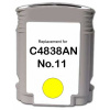 Cartuccia compatibile con HP 11 C4838A giallo (yellow) 