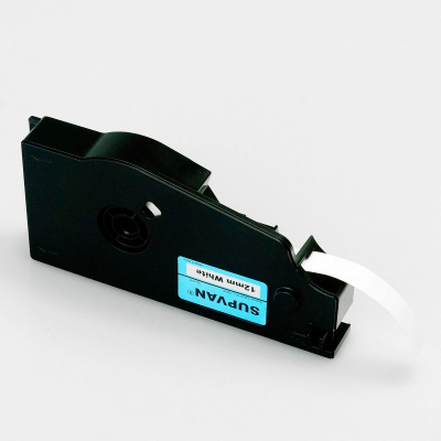 Nastro autoadesivo Supvan TP-L12EW, 12mm x 16m, bianco