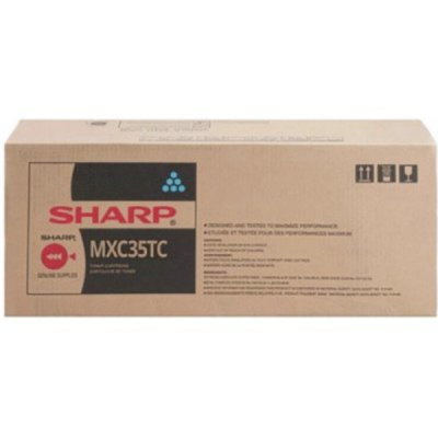 Sharp MX-C35TC ciano (cyan) toner originale