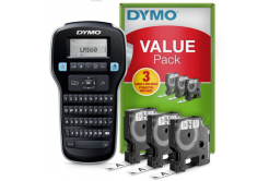 Stampante di etichette autoadesive Dymo, LabelManager 160, PROMO 3x strisciaka D1 12mmm x 7m