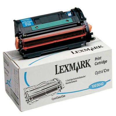 Lexmark 10E0040 ciano (cyan) toner originale