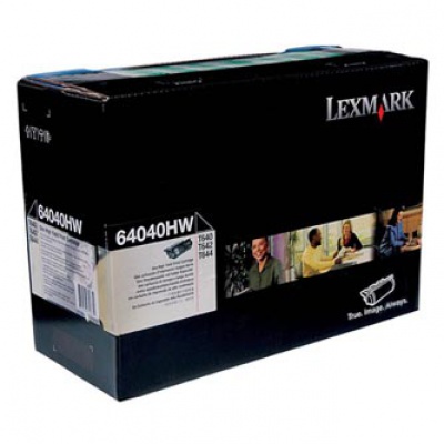 Lexmark toner originale 64040HW, black, Lexmark T640, T642, T644