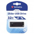 Verbatim 98697 Slider, Chiavetta USB, USB A 2.0, 32GB, con connettore estraibile, nero