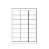 Etichette autoadesive 63,5 x 38,1 mm, 21 etichette, A4, 100 fogli