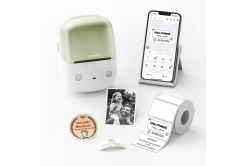 Niimbot Tiskárna štítků B2 PRO, 1AC9645281A zelená + role štítků 230 ks