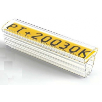 Partex PT+10015A  manica di marcatore 15mm, 200pz (2,5 5,0 mm), PT manicotto traslucido per etichette